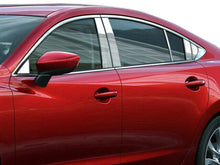 Load image into Gallery viewer, QAA PP14763 Polished Pillar Post Trim 12Pc Fits 14-21 Mazda6 Sedan