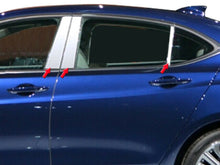 Load image into Gallery viewer, QAA PP15296 Polished Pillar Post Trim 6Pc Fits 15-20 TLX Sedan