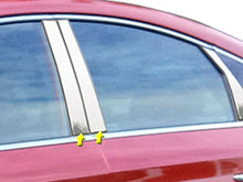 Load image into Gallery viewer, QAA PP15360 Polished Pillar Post Trim 4Pc Fits 15-19 Sonata Sedan