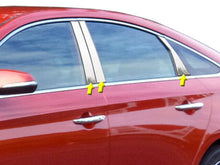 Load image into Gallery viewer, QAA PP15361 Polished Pillar Post Trim 6Pc Fits 15-19 Sonata Sedan