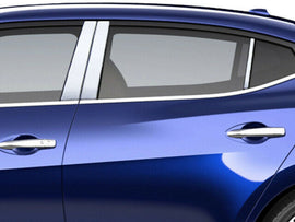 QAA PP16541 Polished Pillar Post Trim 6Pc Fits 16-23 Maxima Sedan