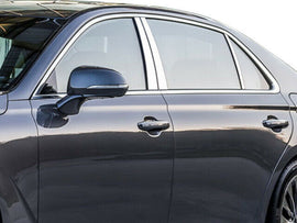 QAA PP17349 Polished Pillar Post Trim 6Pc Fits 17-22 G90 Sedan