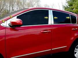 QAA PP17838 Polished Pillar Post Trim 10Pc Fits 17-22 Sportage