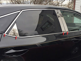 QAA PP18199 Polished Pillar Post Trim 8Pc Fits 18-21 RX450