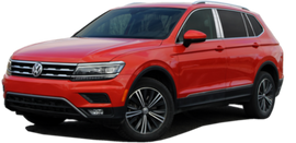 QAA PP18654 Polished Pillar Post Trim 12Pc Fits 18-23 Tiguan