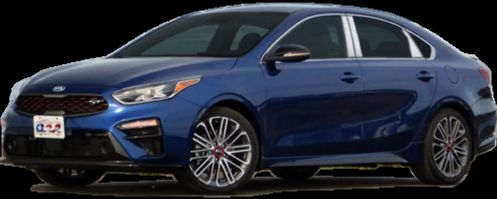 QAA PP19812 Polished Pillar Post Trim 8Pc Fits 19-23 Forte Sedan