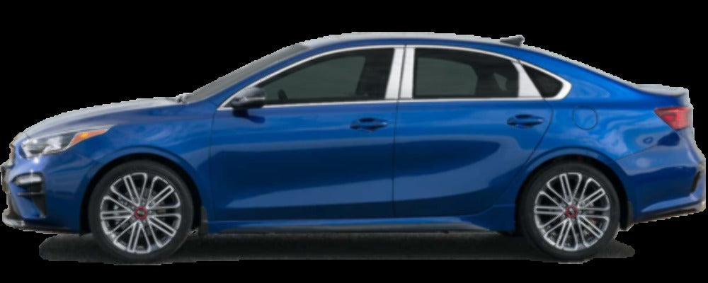 QAA PP19812 Polished Pillar Post Trim 8Pc Fits 19-23 Forte Sedan