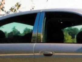 QAA PP20098 Polished Pillar Post Trim 4Pc Fits 00-08 S-Type Sedan