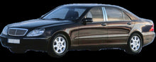 Load image into Gallery viewer, QAA PP21086 Polished Pillar Post Trim 6Pc Fits 00-06 S Class Sedan