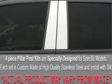 Load image into Gallery viewer, QAA PP24810 Polished Pillar Post Trim 4Pc Fits 05-09 Spectra Sedan