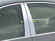 Load image into Gallery viewer, QAA PP25930 Polished Pillar Post Trim 4Pc Fits 04-10 5 Series Sedan