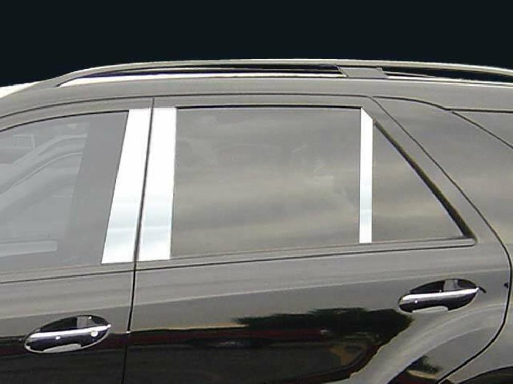 QAA PP26066 Polished Pillar Post Trim 6Pc Fits 06-08 ML Class