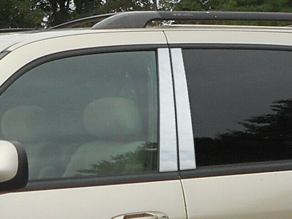 QAA PP26140 Polished Pillar Post Trim 4Pc Fits 01-07 Sequoia