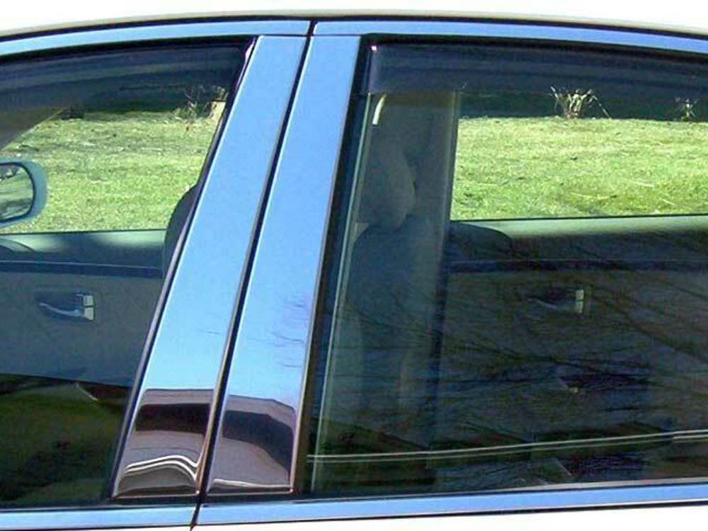 QAA PP26355 Polished Pillar Post Trim 4Pc Fits 06-11 Azera Sedan