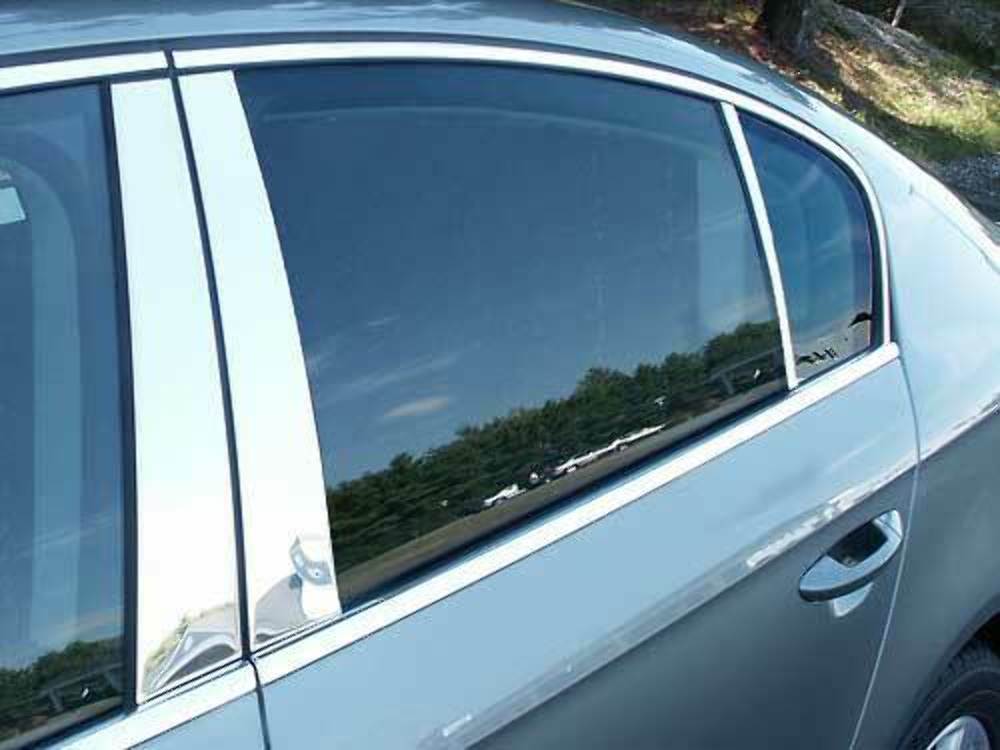 QAA PP26676 Polished Pillar Post Trim 6Pc Fits 06-10 Passat Sedan