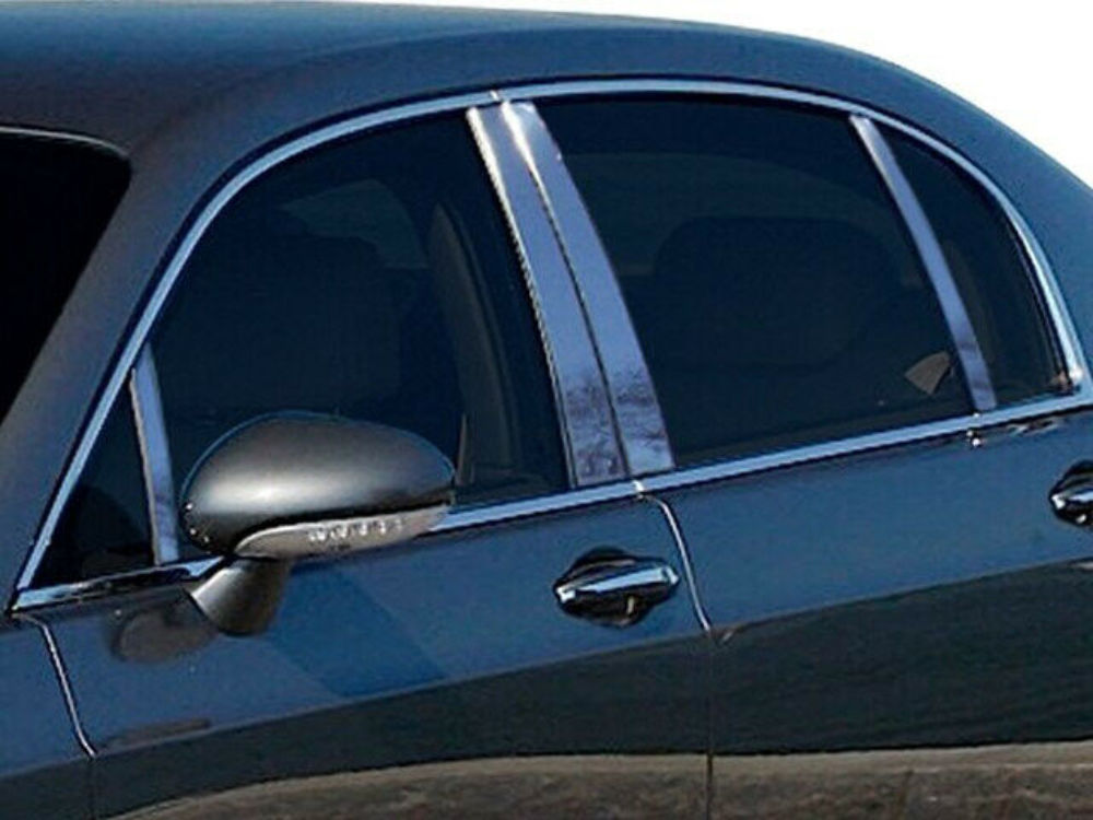 PP26999 Polished Pillar Post Trim 8Pc Fits 06-12 Continental Flying Spur Sedan