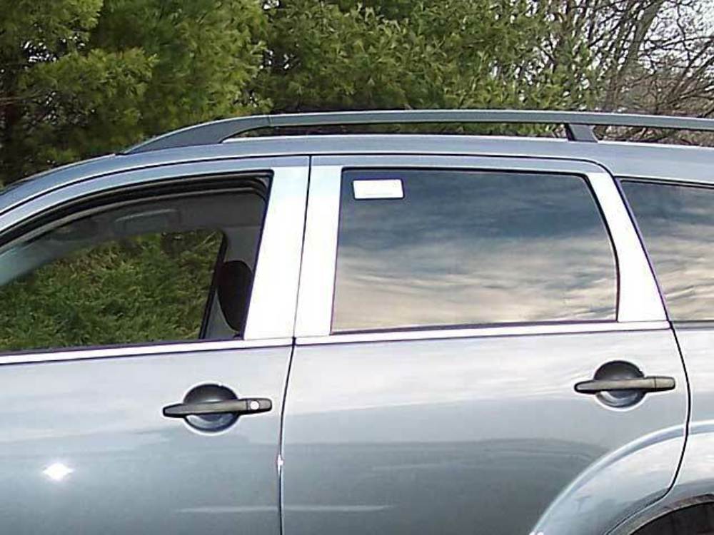 QAA PP27011 Polished Pillar Post Trim 6Pc Fits 07-09 Outlander