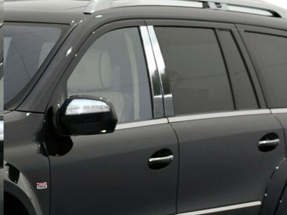 QAA PP27076 Polished Pillar Post Trim 4Pc Fits 07-12 GL Class