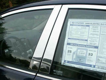 Load image into Gallery viewer, QAA PP27340 Polished Pillar Post Trim 4Pc Fits 07-10 Elantra Sedan