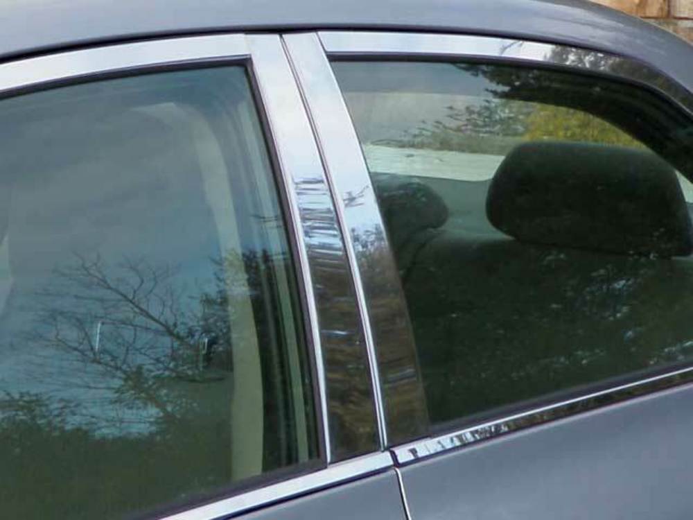 QAA PP29112 Polished Pillar Post Trim 4Pc Fits 09-13 Corolla Sedan