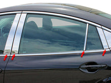 Load image into Gallery viewer, QAA PP29762 Polished Pillar Post Trim 8Pc Fits 09-12 Mazda6 Sedan