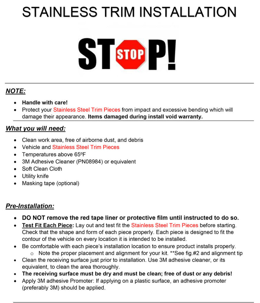 PP32596 Polished Pillar Post Trim 8Pc Fits 92-97 Roadmaster Sedan