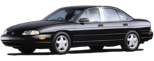 Load image into Gallery viewer, QAA PP35167 Polished Pillar Post Trim 4Pc Fits 95-99 Lumina Sedan