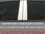 QAA PP35680 Polished Pillar Post Trim 4Pc Fits 90-97 Town Car Sedan