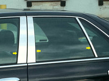 Load image into Gallery viewer, QAA PP38237 Polished Pillar Post Trim 6Pc Fits 98-04 Seville Sedan