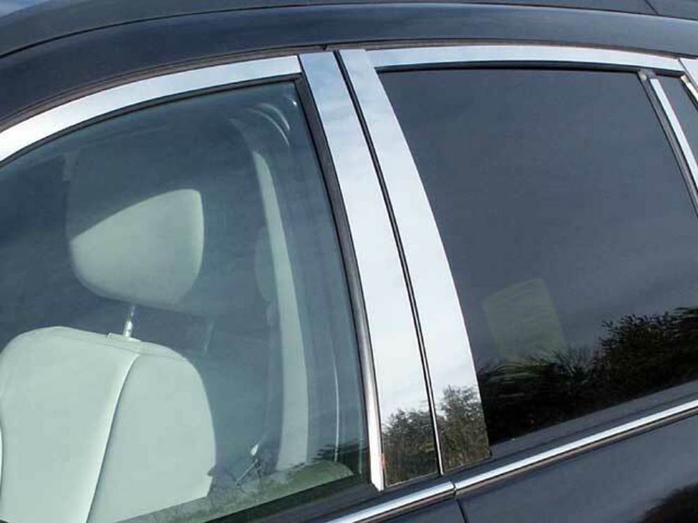 QAA PP44750 Polished Pillar Post Trim 4Pc Fits 04-08 Pacifica