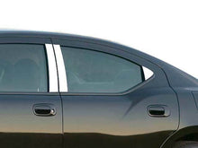 Load image into Gallery viewer, QAA PP46911 Polished Pillar Post Trim 6Pc Fits 06-10 Charger Sedan