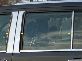 QAA PP48071 Polished Pillar Post Trim 6Pc Fits 08-12 Liberty