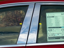 Load image into Gallery viewer, QAA PP54250 Polished Pillar Post Trim 4Pc Fits 14-19 CTS Sedan