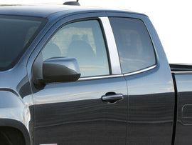 PP55150 Polished Pillar Post Trim 2Pc Fits 15-22 Colorado Extended Cab