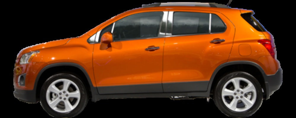 QAA PP55155 Polished Pillar Post Trim 4Pc Fits 15-23 Trax