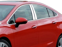 Load image into Gallery viewer, QAA PP56145 Polished Pillar Post Trim 4Pc Fits 16-19 Cruze Sedan