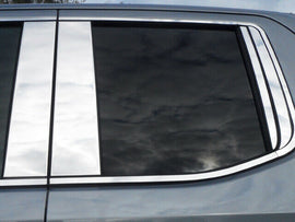 PP59176 Polished Pillar Post Trim 8Pc Fits 19-23 Silverado Double Cab