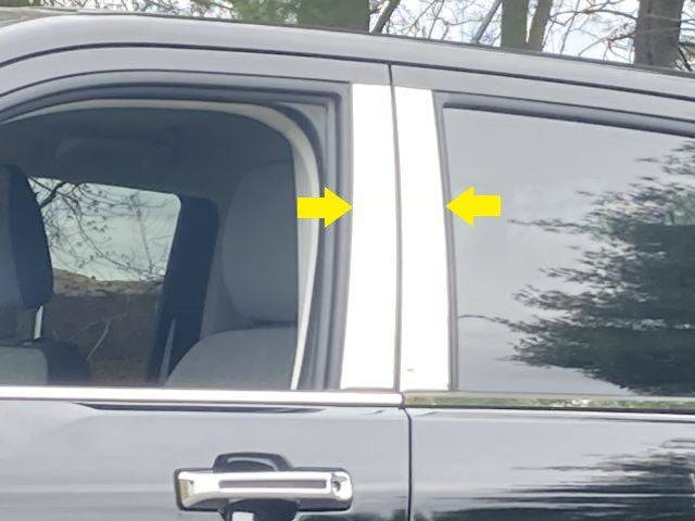 QAA PP62312 Polished Pillar Post Trim 4Pc Fits 22-26 Maverick