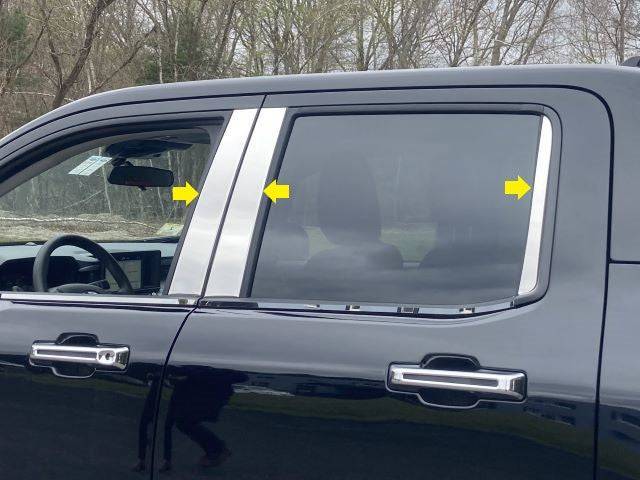 QAA PP62313 Polished Pillar Post Trim 6Pc Fits 22-26 Maverick