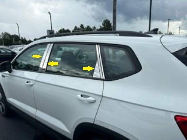 QAA PP72671 Polished Pillar Post Trim 6Pc Fits 22-26 Taos