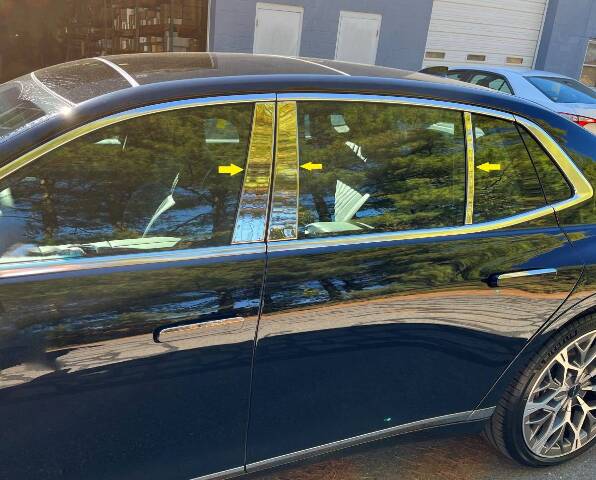 QAA PP73376 Polished Pillar Post Trim 6Pc Fits 23-26 G90 Sedan