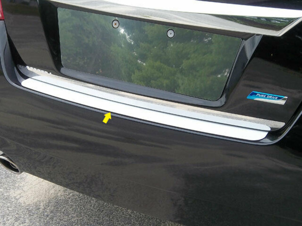 RB13550 Polished Rear Bumper Trim Accent 1Pc Fits 13-15 Altima Sedan