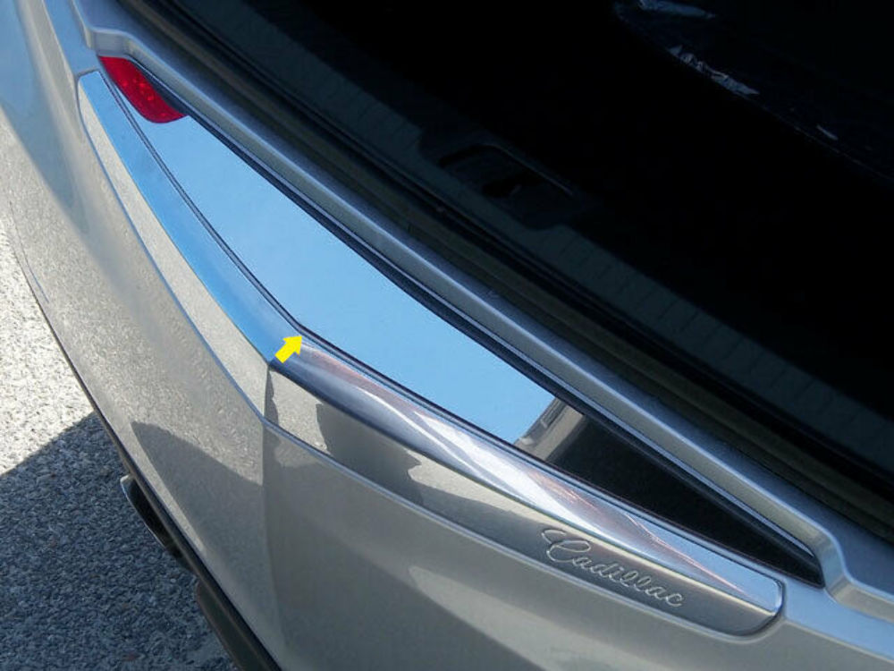 RB53235 Polished Rear Bumper Trim Accent 1Pc Fits 13-18 ATS Sedan