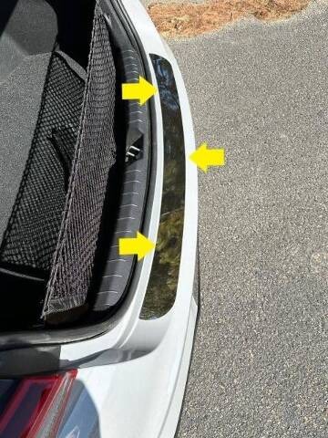 QAA Polished Rear Bumper Trim Accent 1Pc Fits 21-26 K5 Sedan