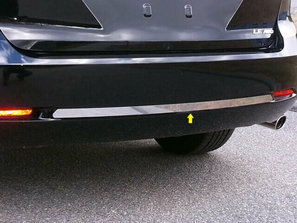 QAA RBI29155 Polished Rear Bumper Trim Insert 1Pc Fits 09-15 Venza