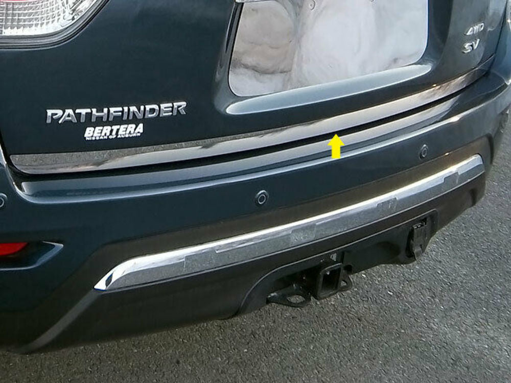 QAA RD13527 Polished Trunk Lid Trim 1Pc Fits 13-20 Pathfinder