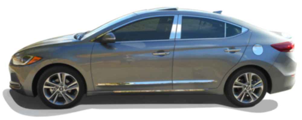 QAA RD17340 Polished Trunk Lid Trim 1Pc Fits 17-18 Elantra Sedan