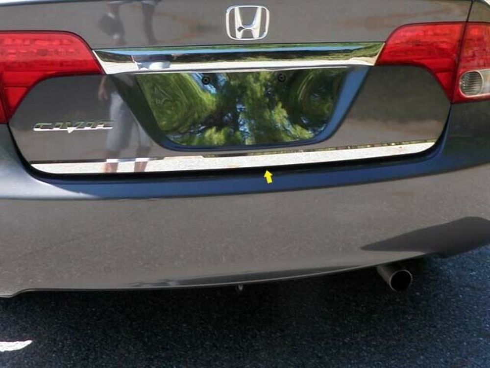 QAA RD26214 Polished Trunk Lid Trim 1Pc Fits 06-11 Civic Sedan