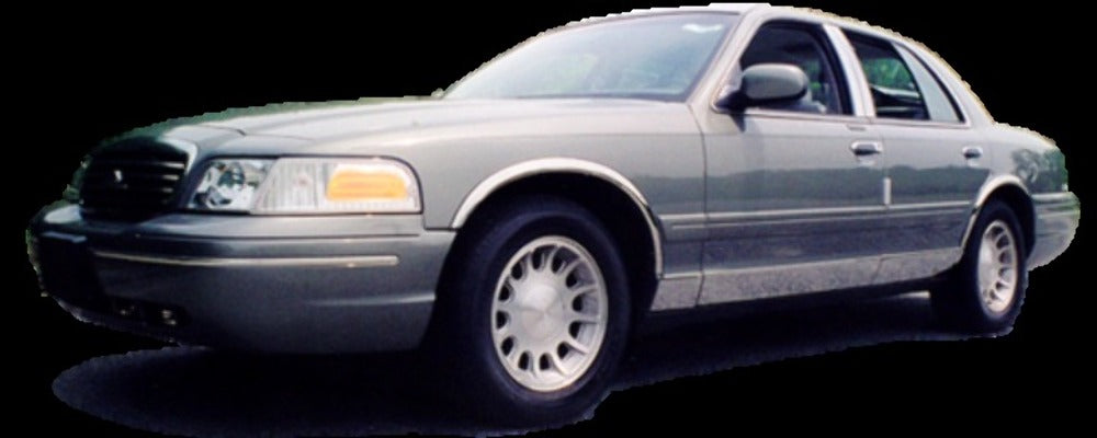 QAA Polished Trunk Lid Trim 2Pc Fits 98-00 Crown Victoria Sedan