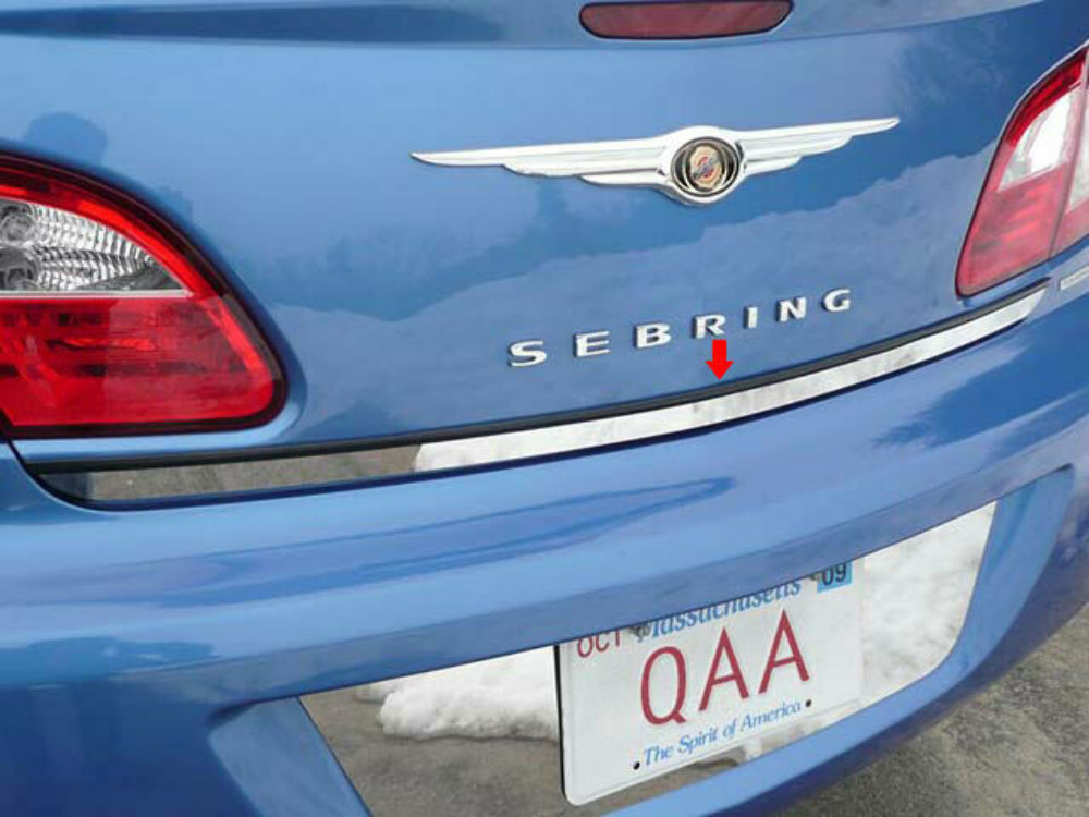 QAA RD47780 Polished Trunk Lid Trim 1Pc Fits 07-10 Sebring Sedan